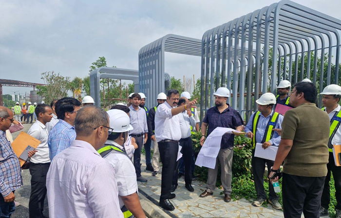 LDA VP Prathamesh Kumar inspects project, directs to expedite works